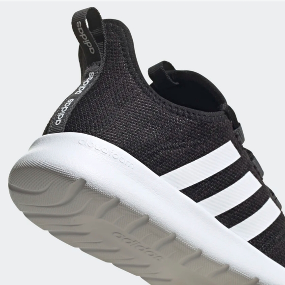 New Women's Adidas Cloudfoam Pure 2.0 sz 6 Black And White Sneakers - Picture 2 of 5